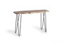 Giner y Colomer Consola Madera Acacia Natural Metal Negro 120 cm